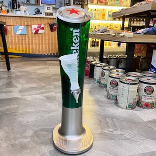 海尼根朝日鹅岛白熊百威金宾网红酒泡可乐桶调酒啤酒炮塔喜力青岛