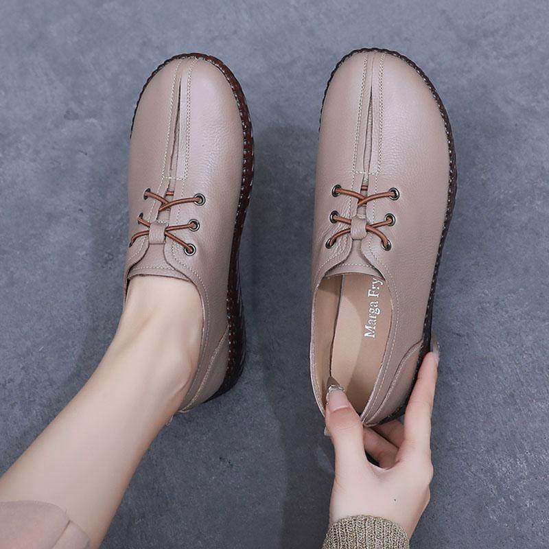 春秋中老年妈妈鞋真皮软底防滑舒适不累脚女鞋深口四季单鞋休闲鞋,女鞋,深口单鞋,淘宝优惠券,粉丝福利购,淘宝优惠卷