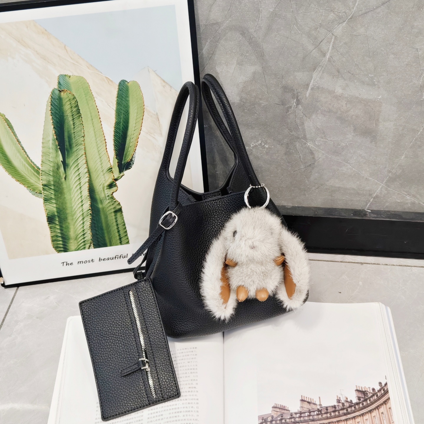 真皮菜篮子手提包女2025新款