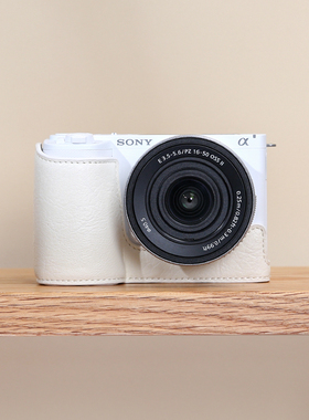 索尼zve10m2保护套a7c2二代a6400底座皮套A7M4相机包a6700