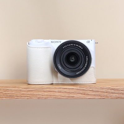 索尼zve10m2保护套a7c2二代a6400底座皮套A7M4相机包a6700