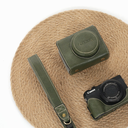佳能g7x3保护套g7x2 相机包内胆包复古背带防水收纳包