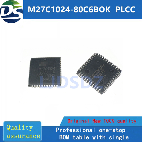 M27C1024-80C6BOK  PLCC 全新原装  房间现货