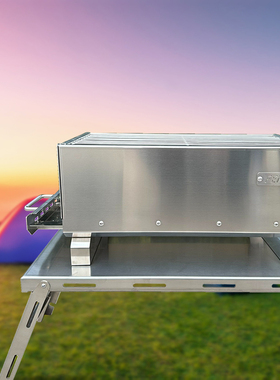 FENNEC户外不锈钢烧烤炉家用木炭家庭箱户外烧烤架野外炉子淄博烤