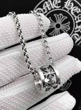 转运珠复古情侣男士十字架吊坠