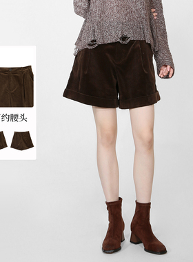 sweetbasil紫淑2025冬装新女款正品女休闲时尚百搭短裤
