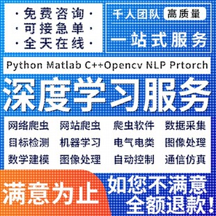 python代编程机器深度学习代码复现matlab代编写神经网络算法代跑