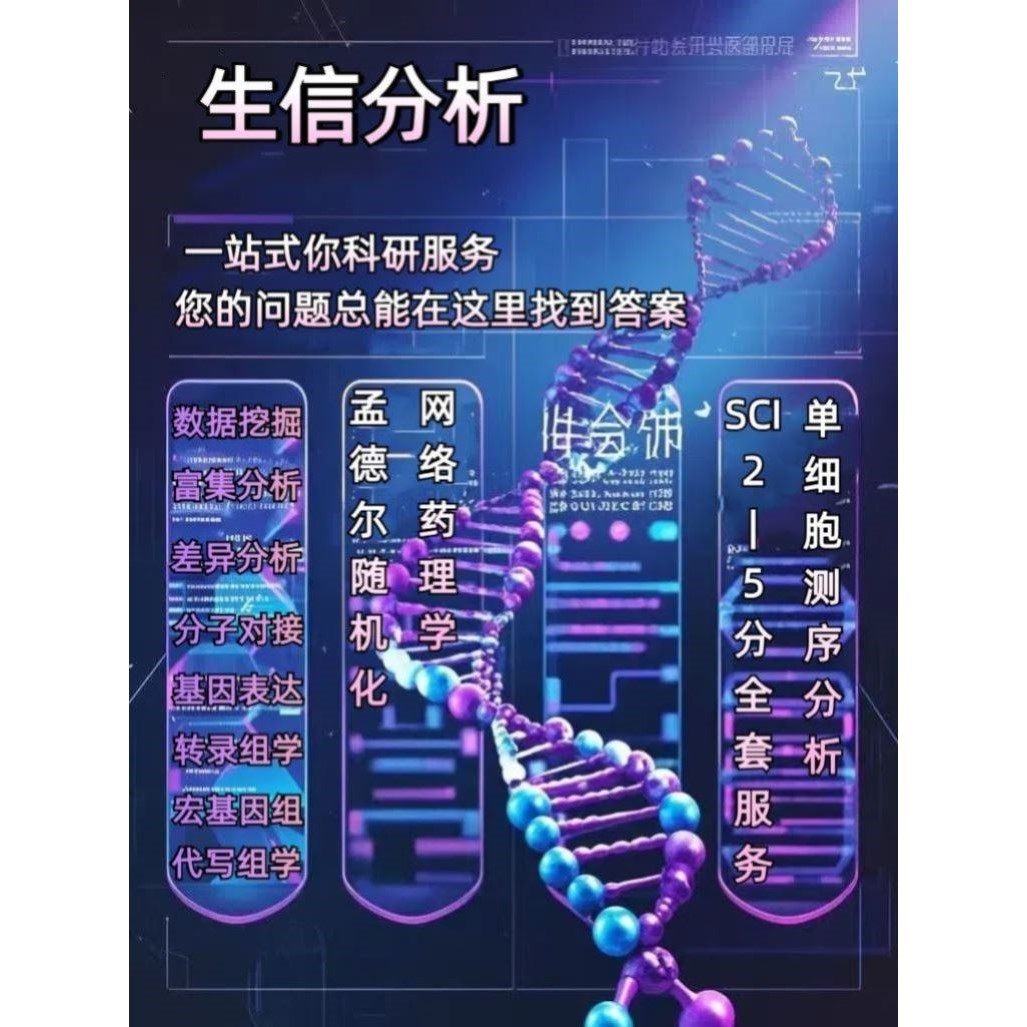 10xRNA单细胞原始数据分析10xST空转数据分析服务