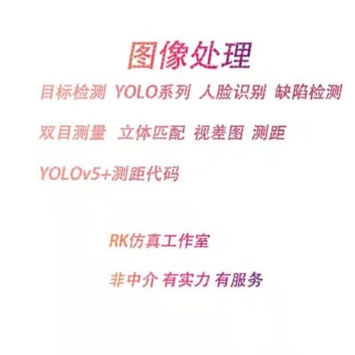 数字图像处理 目标检测 YOLO测距 人脸识别 一对一指导