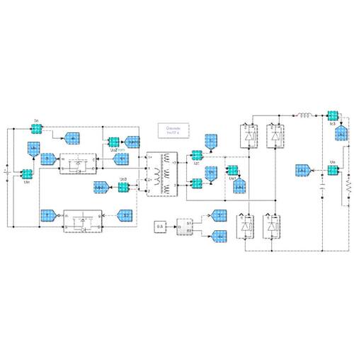 MATLAB/Simulink，Push-Pull（推挽电路）电路仿真模型
