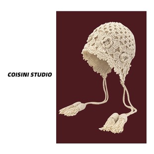 毛线帽保暖百搭针织护耳帽60060