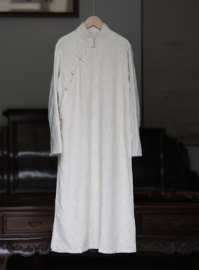 如素慢衣亚麻棉简约宽松文艺连衣裙40120
