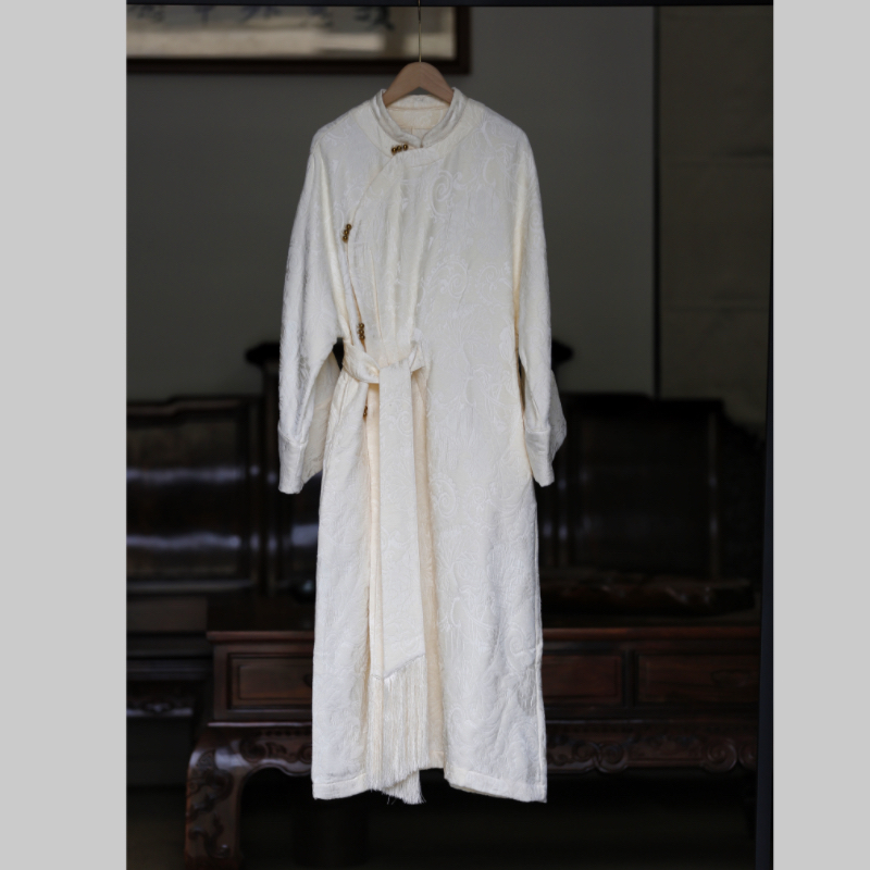 如素慢衣秋冬气质长款外套连衣裙60045