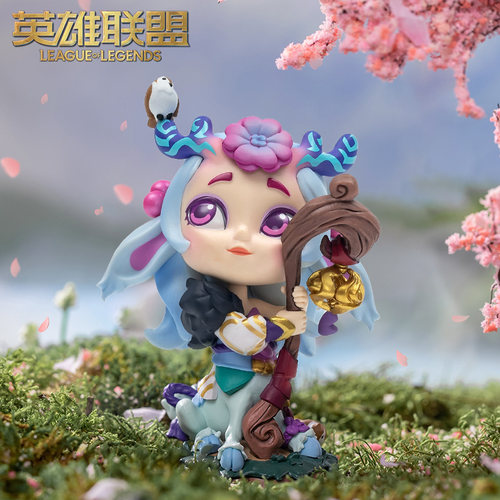 英雄联盟灵魂莲华莉莉娅手办