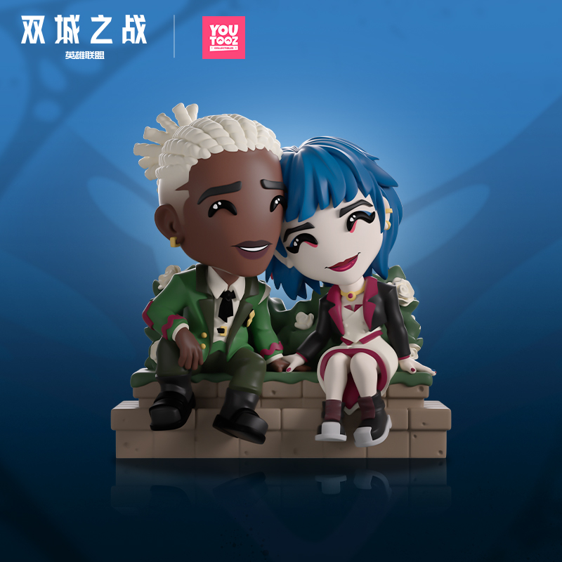英雄联盟LOL Youtooz联名款 艾克和爆爆手办游戏周边摆件官方正品