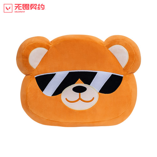 无畏契约瓦罗兰特战术熊抱枕靠垫家用客厅靠背汽车靠枕游戏周边