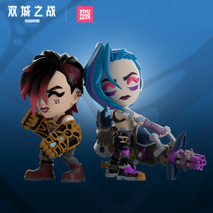 英雄联盟LOL Youtooz联名款蔚和金克丝手办游戏周边摆件 官方正品