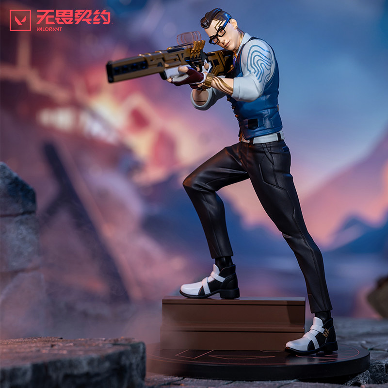 无畏契约瓦罗兰特钱包尚勃勒 1:8比例手办游戏周边官方正品雕塑