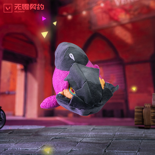 无畏契约瓦罗兰特盖可小怪兽鲨鲨毛绒挂件