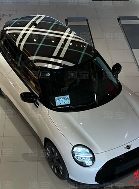 宝马MINICooperF56电动MINI J01车贴拉花F54 F55后尾车顶定制贴纸