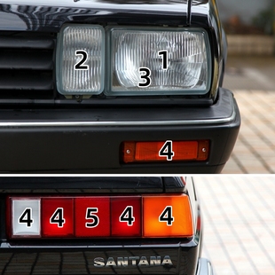 适配老款桑塔纳普桑世纪新秀大灯远近光灯前后雾灯示宽灯转向灯泡