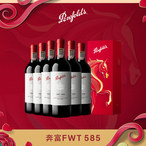 奔富FWT585红酒整箱礼盒官方正品