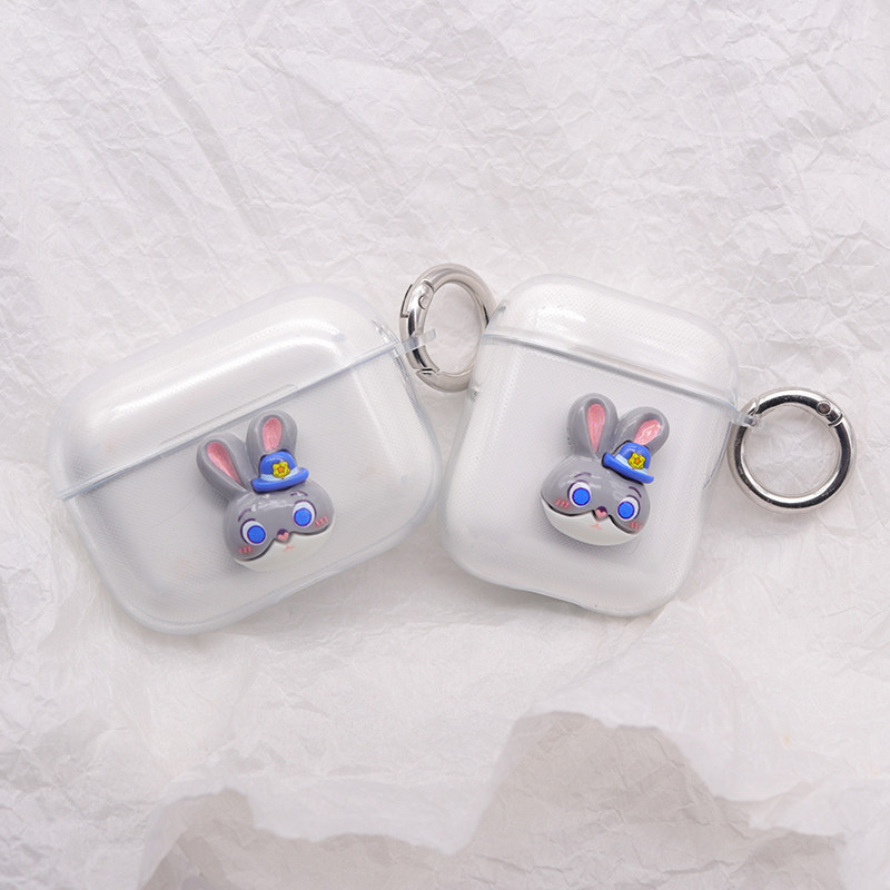 朱迪适用苹果airpodspro3代保护套防撞软壳1/2代无线蓝牙耳机充电仓保护软壳防摔pro4代防猫咬卡通外壳Apple