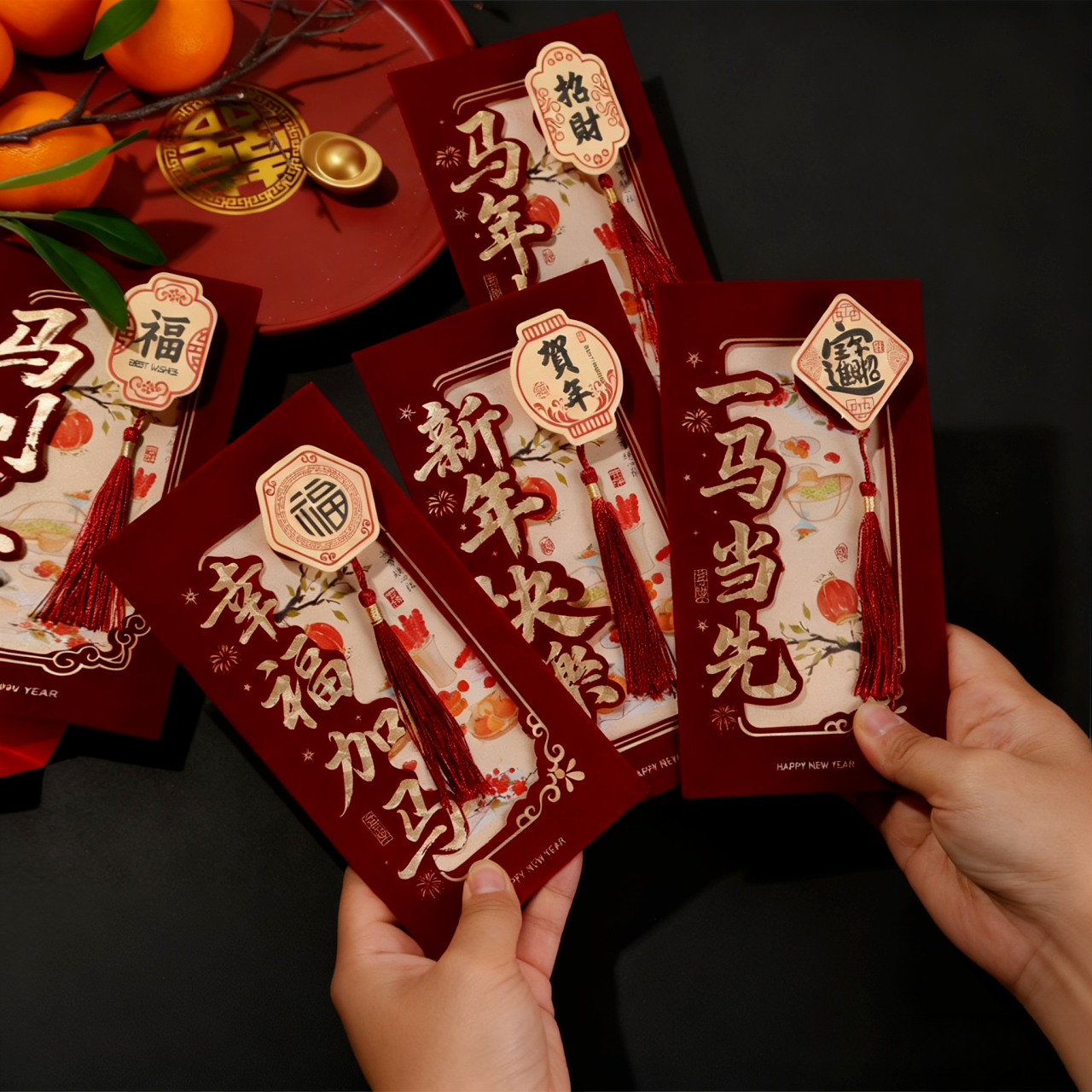 马年新年红包袋春节大吉大利红封包百元利是封过年创意压岁包,节庆用品/礼品,节日装扮用品,淘宝优惠券,粉丝福利购,淘宝优惠卷