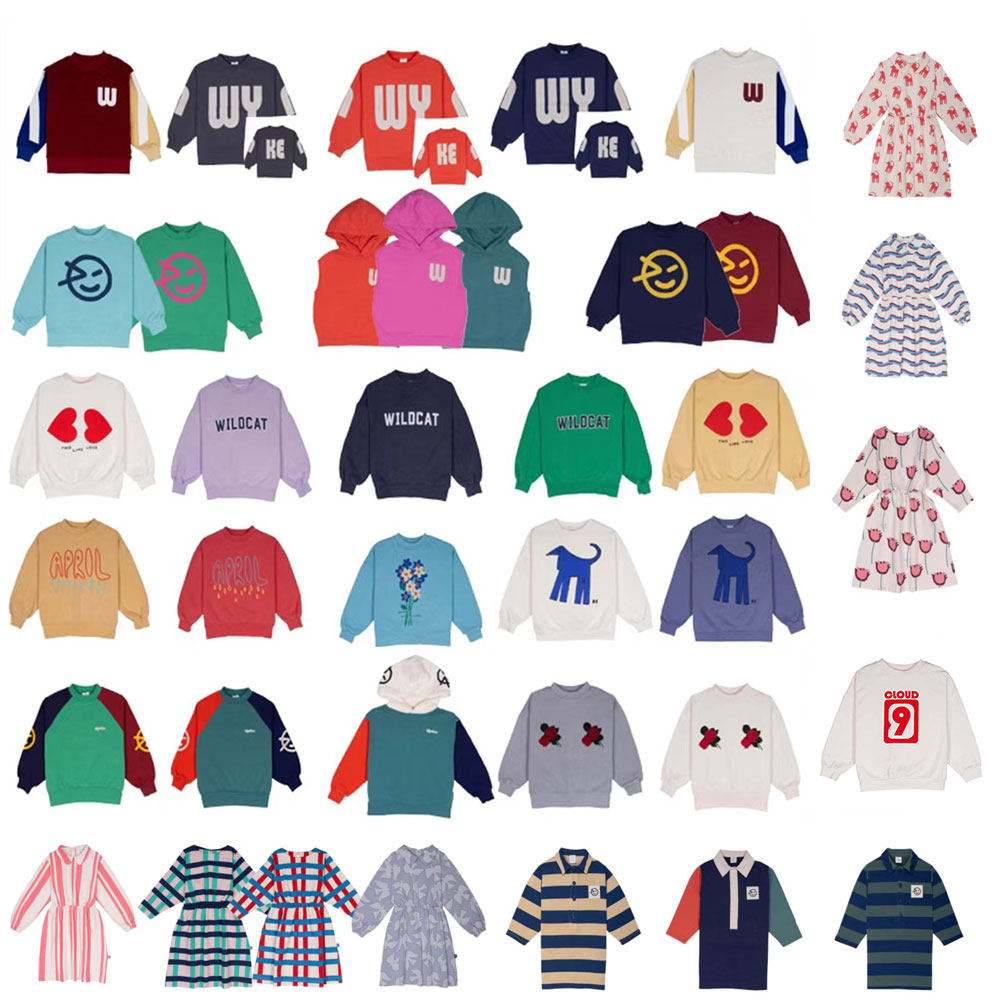 【清仓】秋冬WYN英文双面加绒卫衣男童圆领打底衫女童连帽马甲