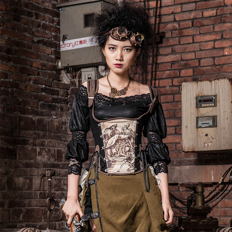 长袖蒸汽朋克风薄厚适中