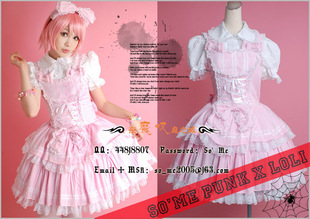 ╋魔叹╋ GLP 甜美洛丽系蝴蝶节三件套蕾丝连衣裙 LOLITA 81047WL