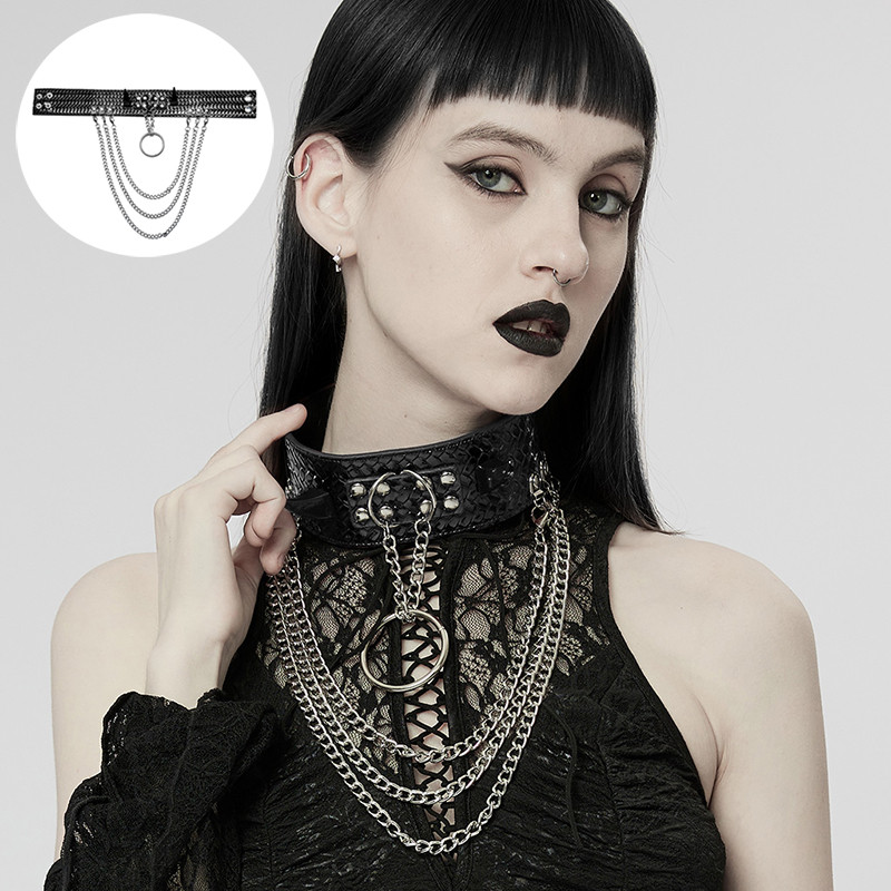 PUNKRAVE朋克摇滚重金属哥特脖环