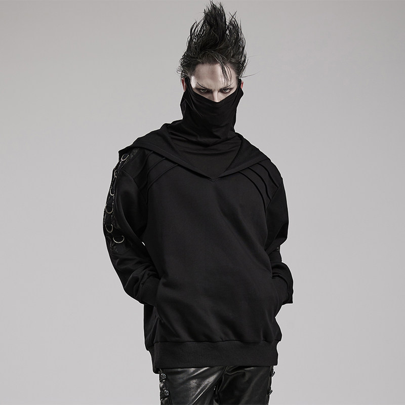 PUNKRAVE朋克哥特宽松卫衣男外套
