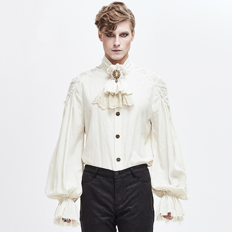 DEVILFASHION哥特蒸汽朋克男衬衫