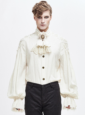 ╋魔叹╋DEVIL FASHION哥特GOTHIC蒸汽朋克男长袖衬衫 SHT04801,2