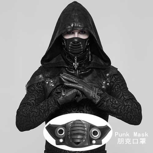 ╋魔叹╋ PUNK RAVE 摇滚ROCK蒸汽朋克STEAM重金属面罩口罩 WS270