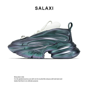 Salaxi/莎莱茜太空系列尊贵版国潮运动鞋情侣厚底老爹鞋男女鞋子