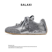 莎莱茜银河独角兽百搭低帮阿甘运动鞋 男女时尚 爆款 Salaxi 德训鞋