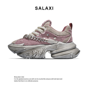 Salaxi/莎莱茜太空飞船系列国潮运动鞋超酷游艇鞋情侣厚底老爹鞋