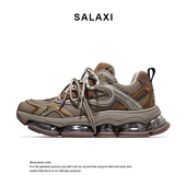 厚底休闲鞋 Salaxi 毒刺时尚 男女款 莎莱茜2026新款 魔鬼气垫老爹鞋