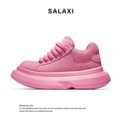 莎莱茜复古时尚 厚底运动休闲鞋 情侣款 Salaxi 男女潮流老爹鞋