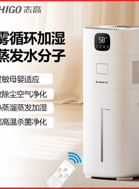 志高空气净化无雾加湿器落地款
