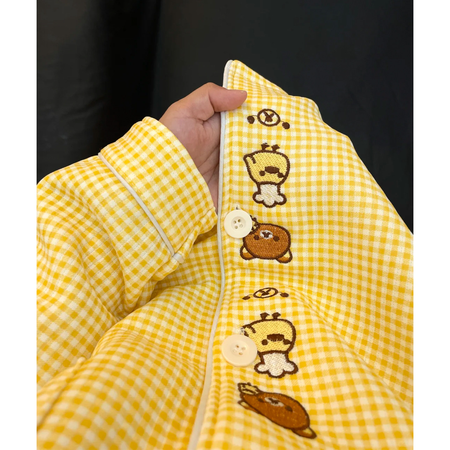 云憩舍卡通印花睡衣女冬季纯棉长袖开衫格子家居服套装可爱外穿,女士内衣/男士内衣/家居服,睡衣/家居服套装,淘宝优惠券,粉丝福利购,淘宝优惠卷