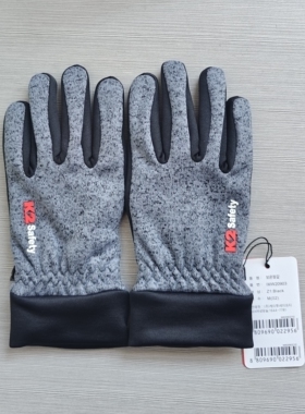 韩国K2登山手套冬季保暖户外运动跑步骑行散步通勤休闲娱乐活动