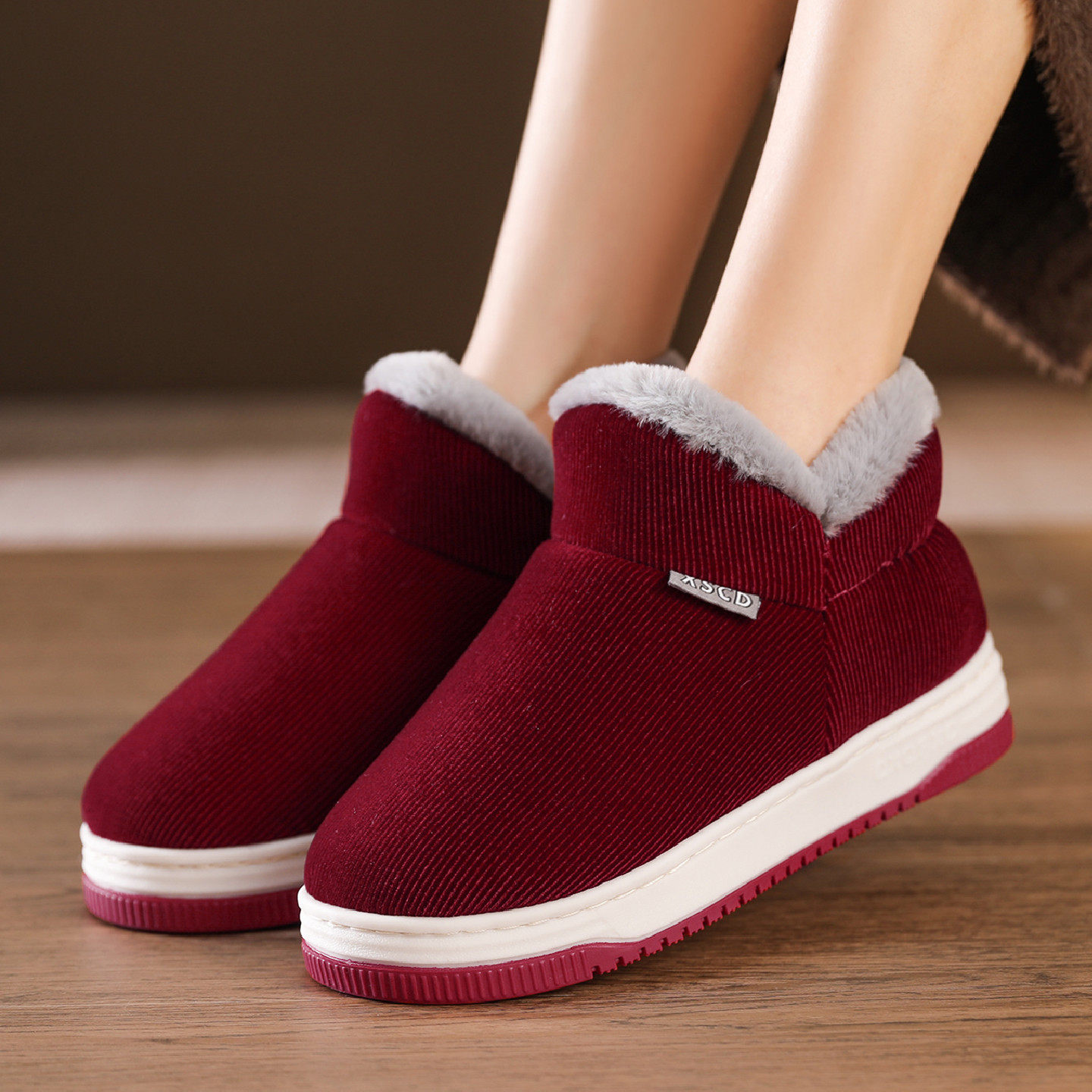 棉拖鞋全包跟男女冬季居家室内毛拖情侣厚底家居棉鞋外穿保暖拖鞋,居家布艺,居家棉拖/棉鞋,淘宝优惠券,粉丝福利购,淘宝优惠卷