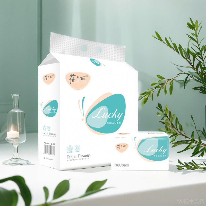 蓓尔丽130抽8包4层原生木浆抽纸