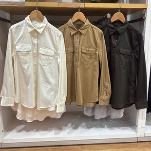 外套480004 日单试衣间牛仔工装 衬衣空调衫 宽松长袖 479579 衬衫