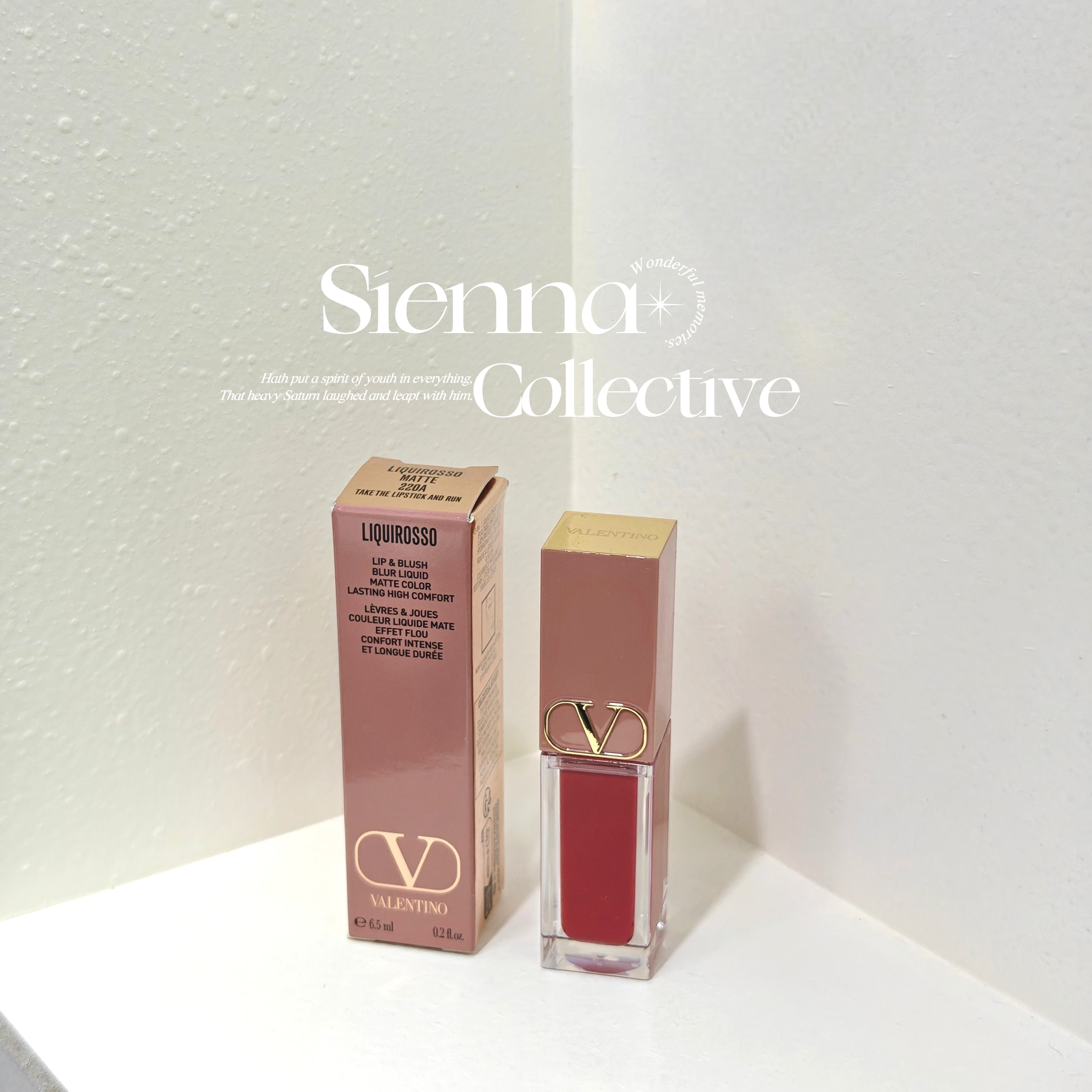 Valentino华伦天奴哑光裸管唇釉/111A/148R/77A/154A/220A