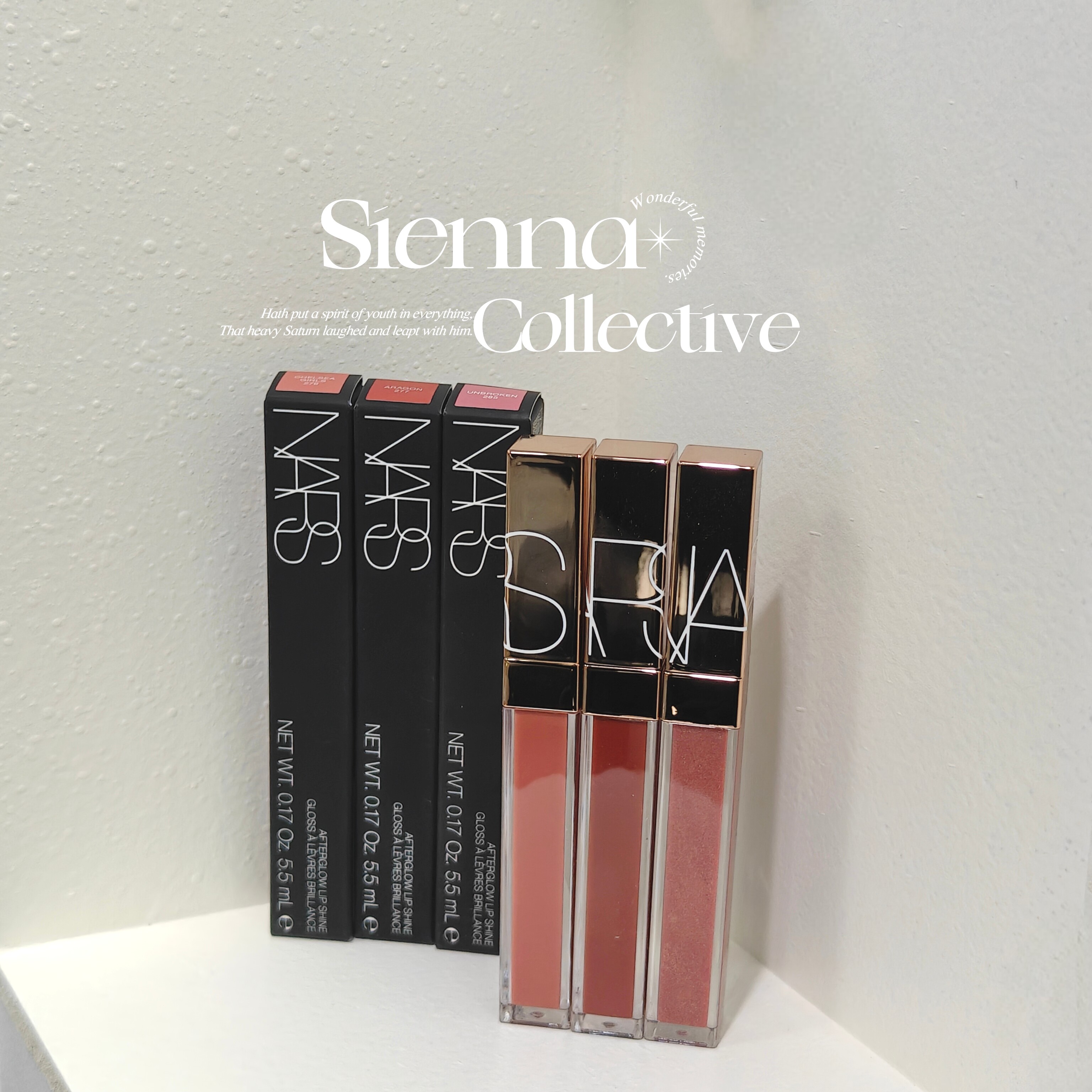 Nars娜斯金管唇蜜ChelseaGirls276/Aragon阿拉贡277 /285/888/275