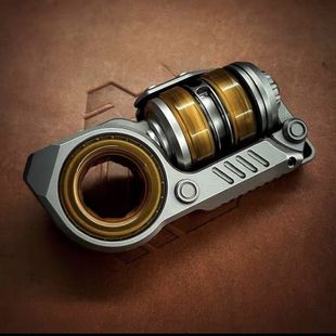 乐派震旦甩蛋推蛋复合型指尖陀螺啪啪币推牌EDC解压玩具金属潮玩